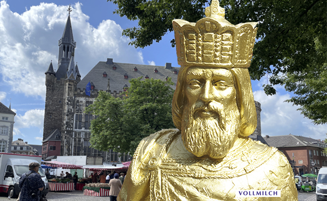 Karl der Gro&szlig;e Schikoladenfigur